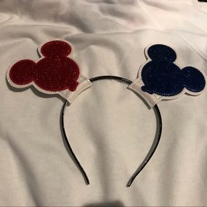 Celebrate America two piece set of interchangeable Minnie Ears